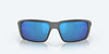 Fantail Pro Sunglasses - Matte Gray / Polarized Blue Mirror 580G