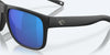 SPEARO XL SUNGLASSES - MATTE BLACK/POLARIZED BLUE MIRROR