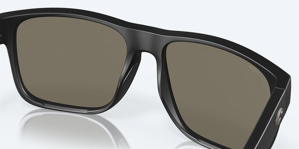 SPEARO XL SUNGLASSES - MATTE BLACK/POLARIZED BLUE MIRROR