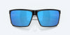 RINCON SUNGLASSES - MATTE BLACK/POLARIZED BLUE MIRROR