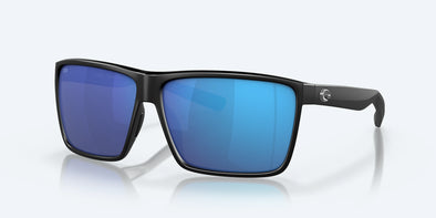 RINCON SUNGLASSES - MATTE BLACK/POLARIZED BLUE MIRROR