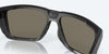 Lido Sunglasses - Matte Black / Polarized Blue Mirror 580G