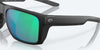 Lido Sunglasses - Matte Black / Polarized Green Mirror 580G