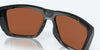 Lido Sunglasses - Matte Black / Polarized Green Mirror 580G