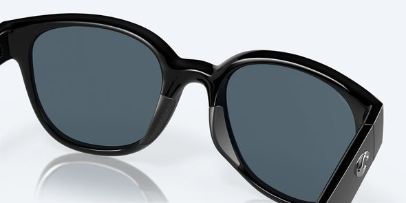 SALINA SUNGLASSES - BLACK/POLARIZED GRAY