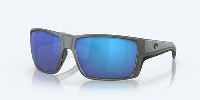 REEFTON PRO SUNGLASSES - MATTE GRAY/POLARIZED BLUE MIRROR