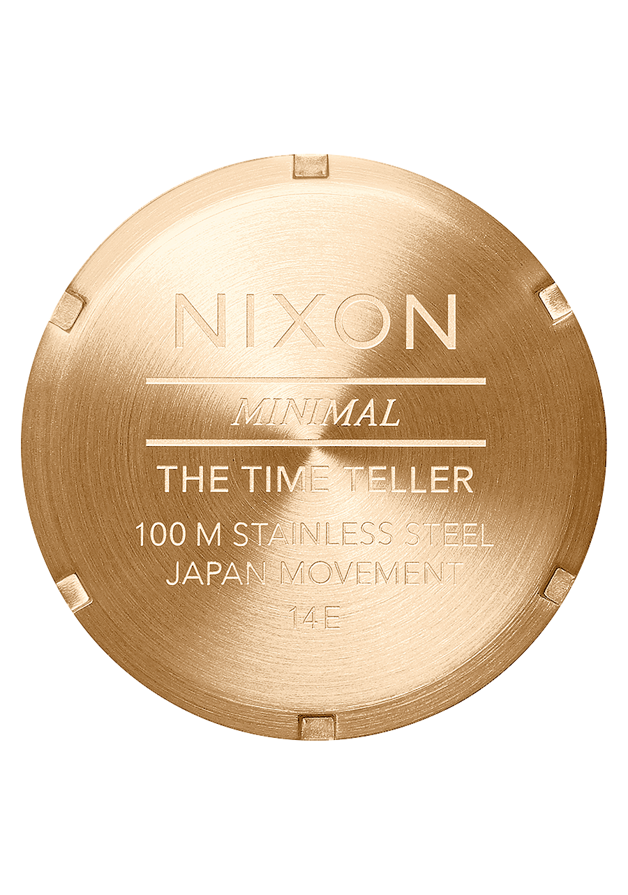 Nixon Time Teller Matte Black Gold CoastalEdge2120
