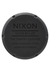 Nixon Sentry Leather Matte Black/Gold