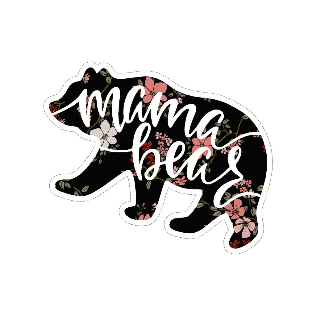 Mama Bear and Cubs Sticker for Sale by Erin0987