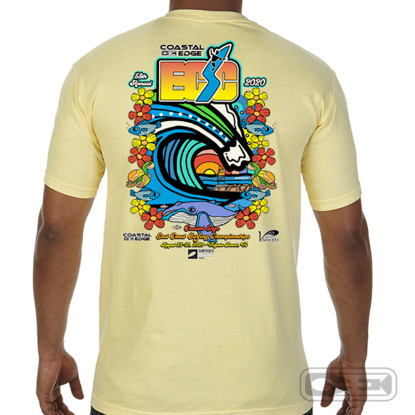 Coastal Edge East Coast Surfing Championship 2020 S/S T-Shirt Butter