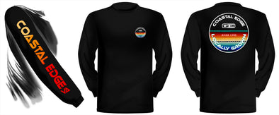 Coastal Edge Baja Blanket Long Sleeve T-Shirt Black