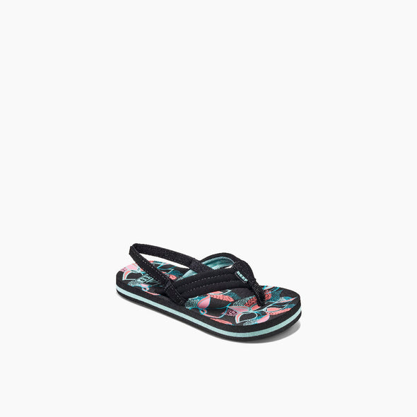 Little Kids Ahi Girl's Sandal Layered Floral