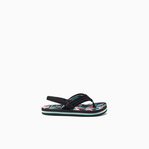 Little Kids Ahi Girl's Sandal Layered Floral