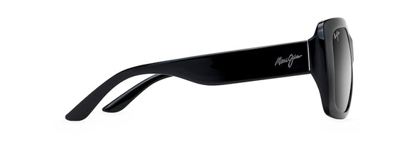 Two Step Fashion Sunglasses - Black Gloss/Neutral Grey Polarized