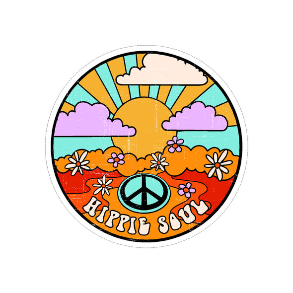 HIPPIE SOUL SMALL STICKER