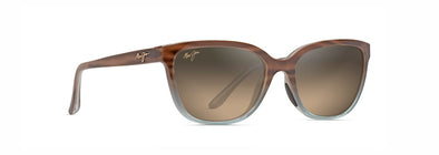 Honi Cat Eye Sunglasses - Sandstone with Blue/HCL Bronze Polarized