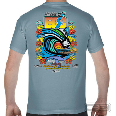 Coastal Edge East Coast Surfing Championship 2020 S/S T-Shirt Ice Blue