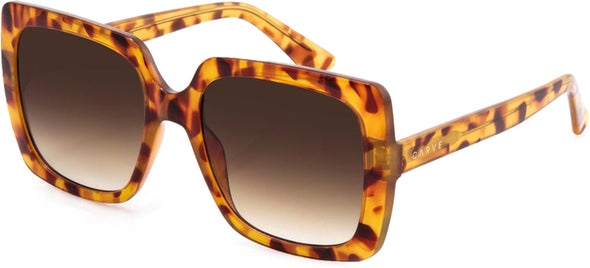 LUNA SUNGLASSES - AMBER TORT/BROWN GRADIENT