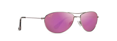 Baby Beach Aviator Sunglasses - Rose Gold/Maui Sunrise Polarized