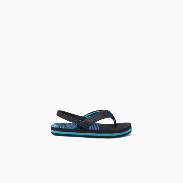 Little Kids Ahi Boy's Sandal Aqua Palms