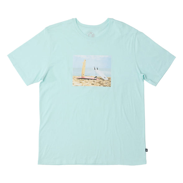 PUERTO NUEVO SUPER SOFT SHORT SLEEVE TEE - SKY BLUE