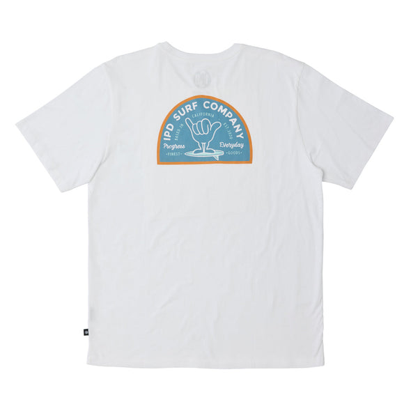 SHAKA EVERYDAY SUPER SOFT SHORT SLEEVE TEE - WHITE