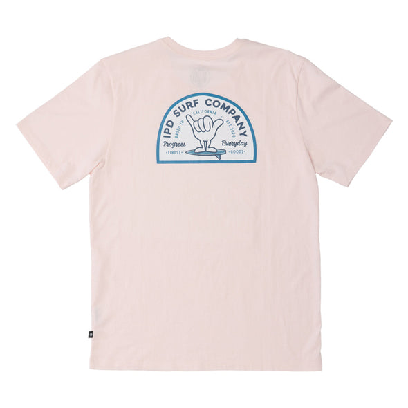 SHAKA EVERYDAY SUPER SOFT SHORT SLEEVE TEE - FADED PINK