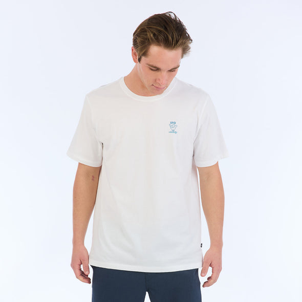 SHAKA EVERYDAY SUPER SOFT SHORT SLEEVE TEE - WHITE