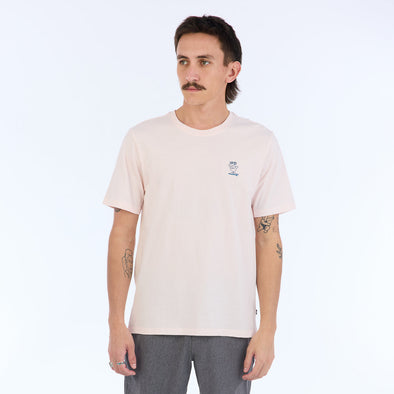 SHAKA EVERYDAY SUPER SOFT SHORT SLEEVE TEE - FADED PINK