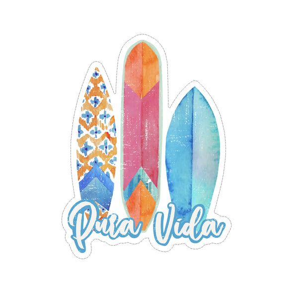 PURA VIDA SURFBOARDS LARGE STICKER