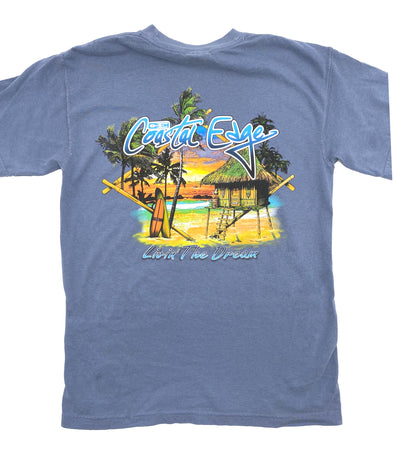 Sunset Hut Short Sleeve Tee