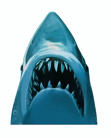 Jaws Large Sticker