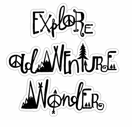Explore Wonder Small Sticker