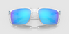 HOLBROOK XL - POLISHED CLEAR / PRIZM SAPPHIRE POLARIZED