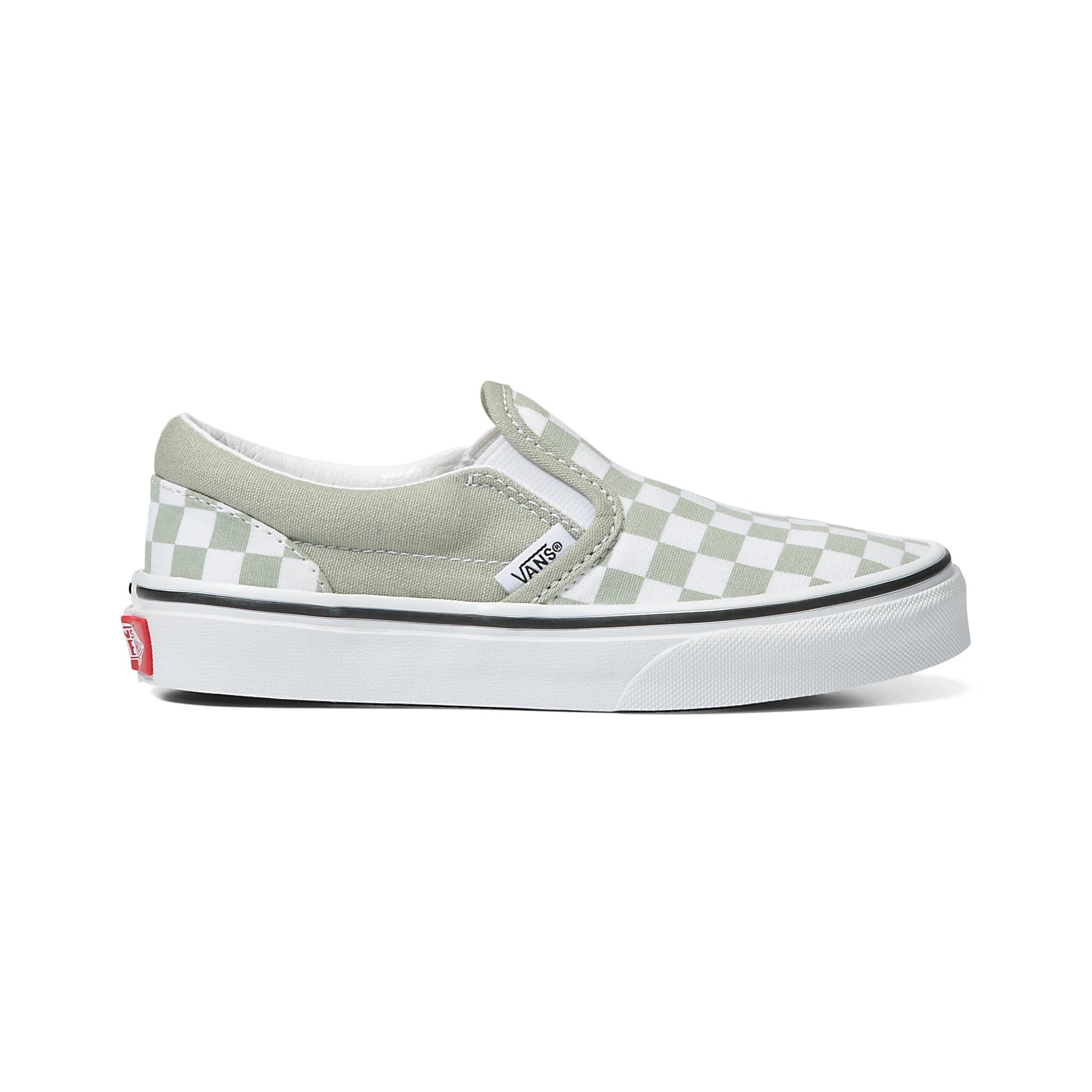 Vans Slip-On Checkerboard Skate Shoe - Desert Sage