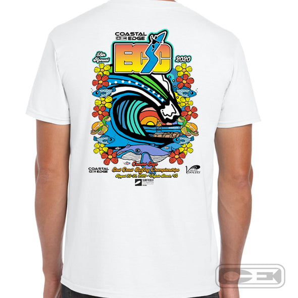 Coastal Edge East Coast Surfing Championship 2020 S/S T-Shirt White