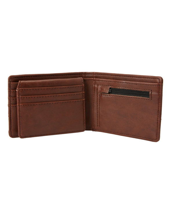 Dimension Bi-Fold Faux Leather Wallet