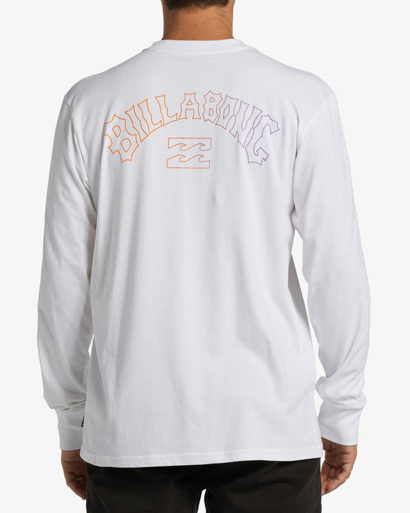 Arch Fill Long Sleeve White
