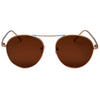 AHOY SUNGLASSES - MATTE GOLD/POLARIZED BROWN