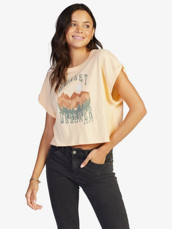 Women's Watercolor Mountain RLST Fashion Tee