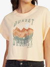 Women's Watercolor Mountain RLST Fashion Tee