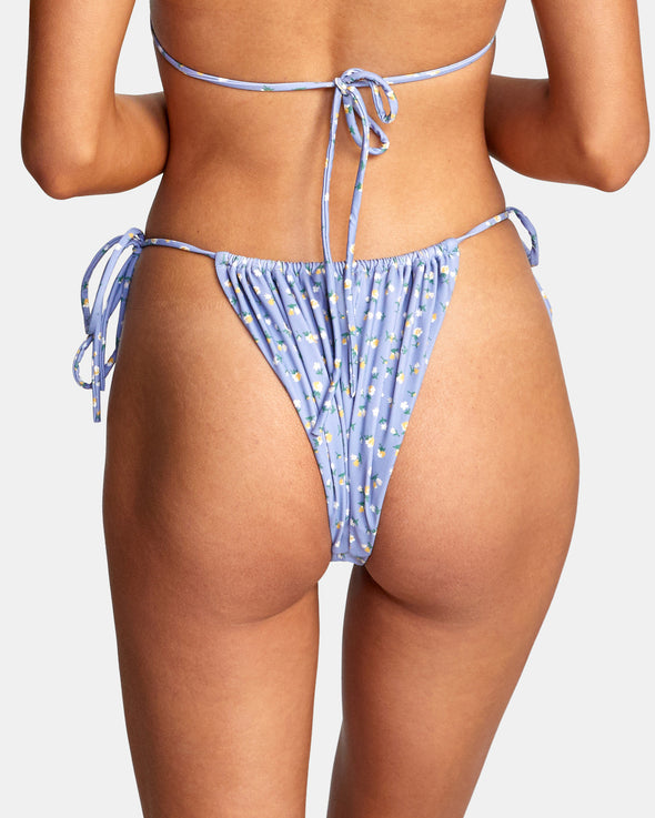 MILLIE MID RISE BIKINI BOTTOMS - GREY PURPLE