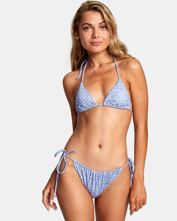 MILLIE MID RISE BIKINI BOTTOMS - GREY PURPLE