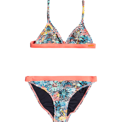 GIRLS MARINE BLOOM TRI BRA SET