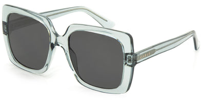 LUNA SUNGLASSES - CRYSTAL BLUE/GREY