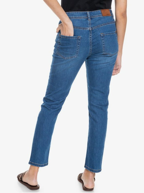 Women's Cool Memory Fixed Waist Denim Pants