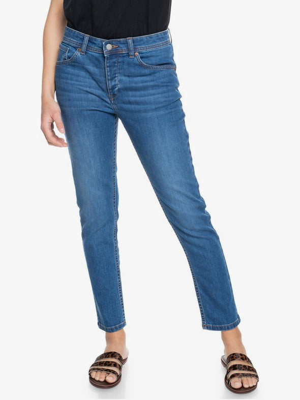 Women's Cool Memory Fixed Waist Denim Pants