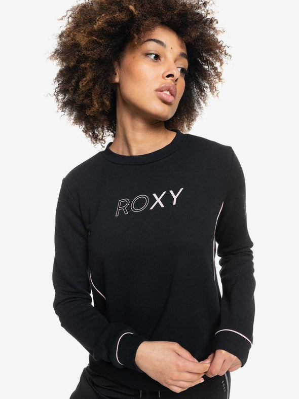 Women's Fading Away Crew Neck Fleece Top