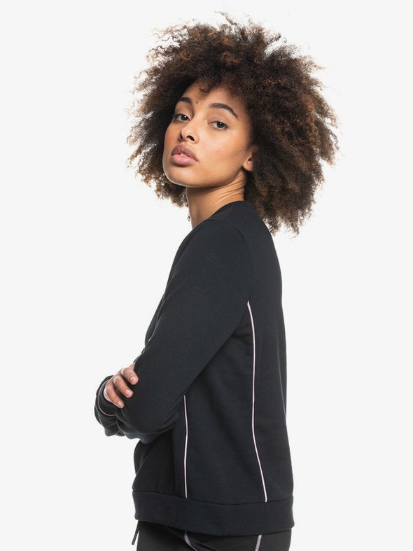 Women's Fading Away Crew Neck Fleece Top