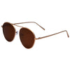 AHOY SUNGLASSES - MATTE GOLD/POLARIZED BROWN